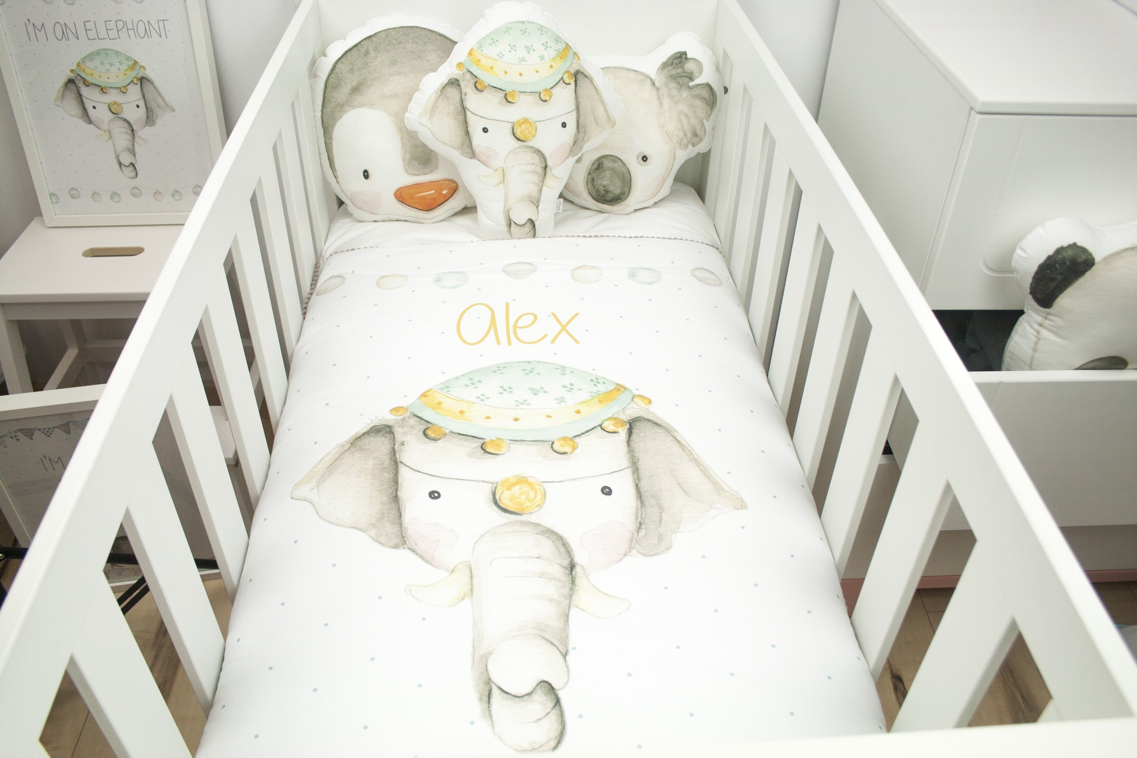 Manta personalizada de elefante con nombre para niñas y niños, manta de  bebé personalizada para recién nacidos, manta de cama personalizada para