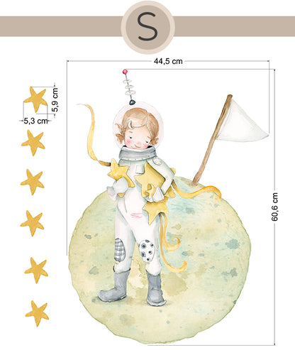 ASTRONAUTA I Vinilo infantil personalizable