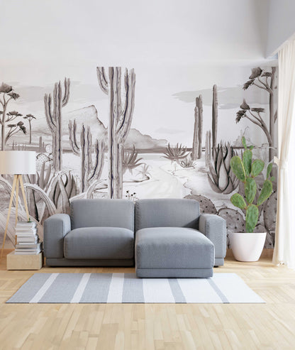 LANDSCAPE CACTUS Mural de papel pintado