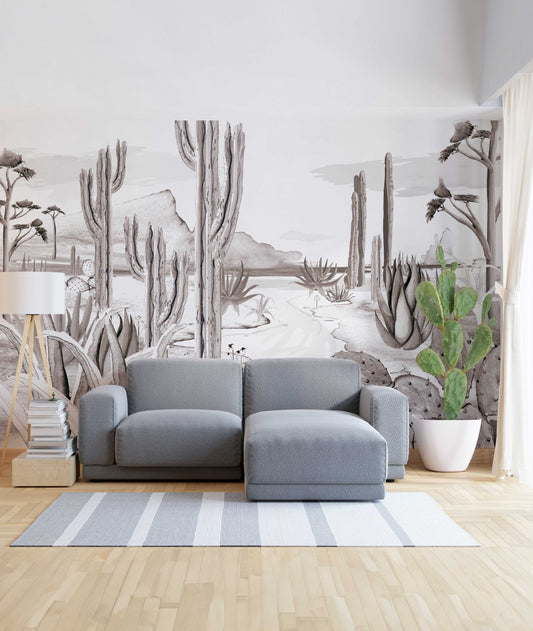 LANDSCAPE CACTUS Mural de papel pintado