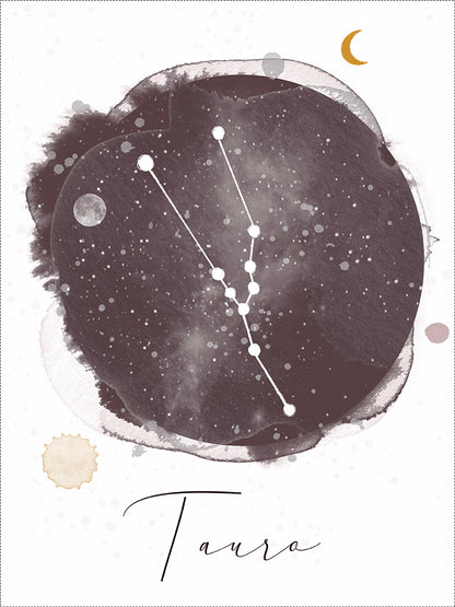 STK TAURUS II ZODIAC Sheet 30x40 cm