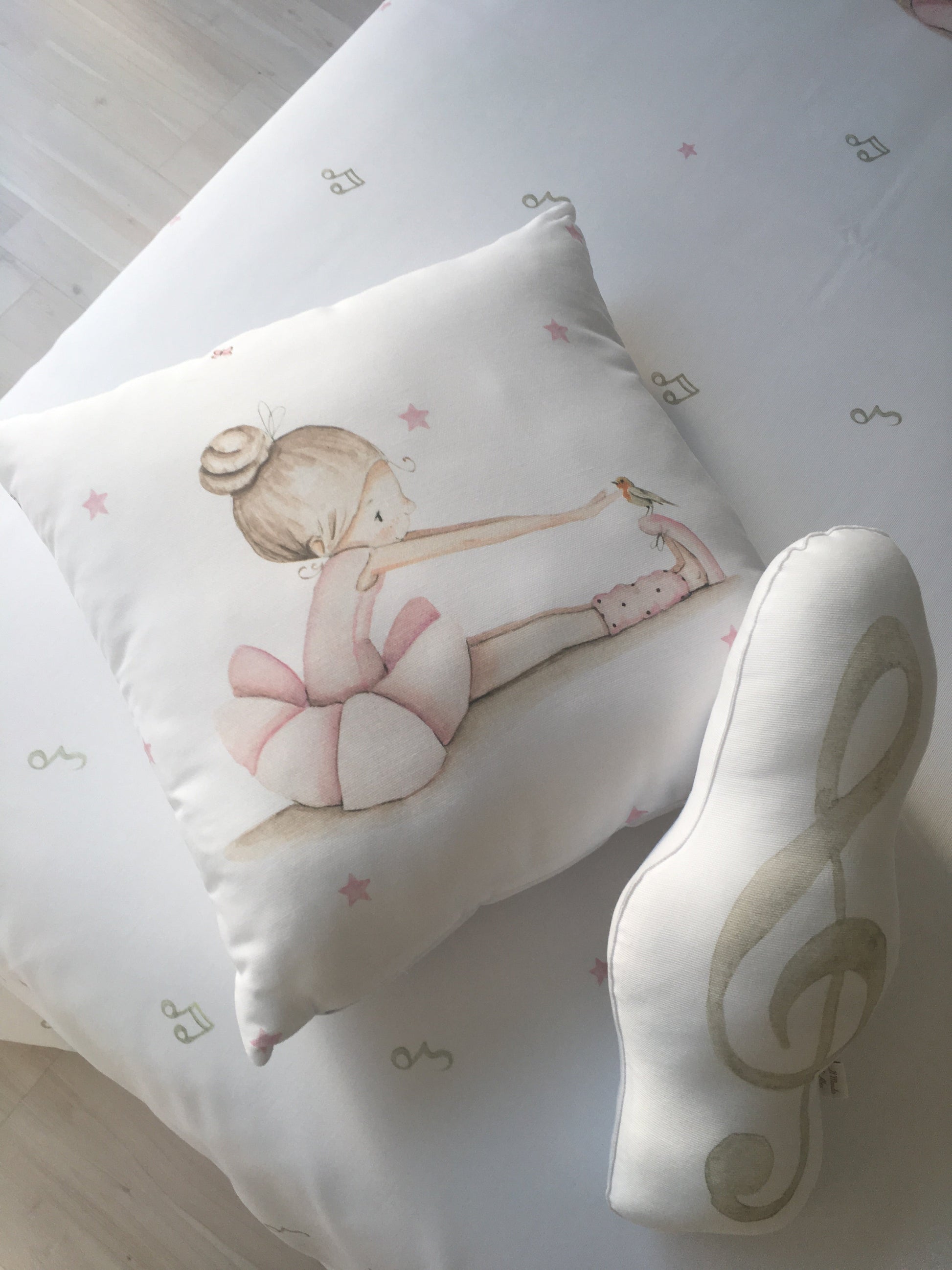 Coussin enfant personnalisé BAILARINA III