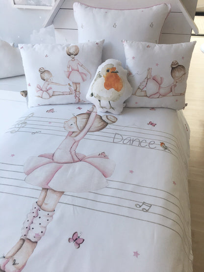 Cojín infantil personalizado BAILARINAS III Y IV