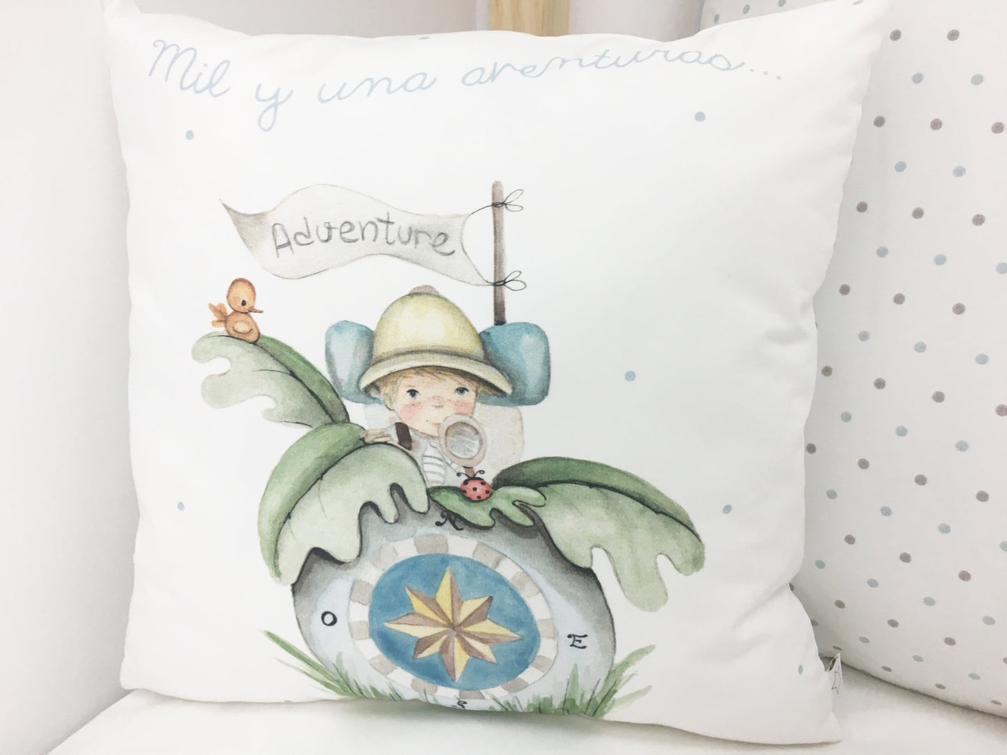 Cuscino per bambini personalizzato Orso Polare II