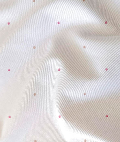 STK BROWN AND PINK DOTS Curtain