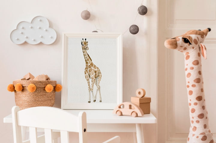 Tableau enfant personnalisé girafe – MONDO Kids & Home