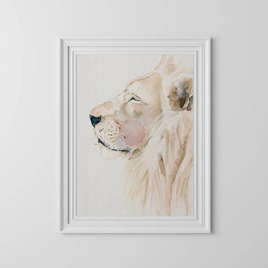 Peinture LION AFRICAIN