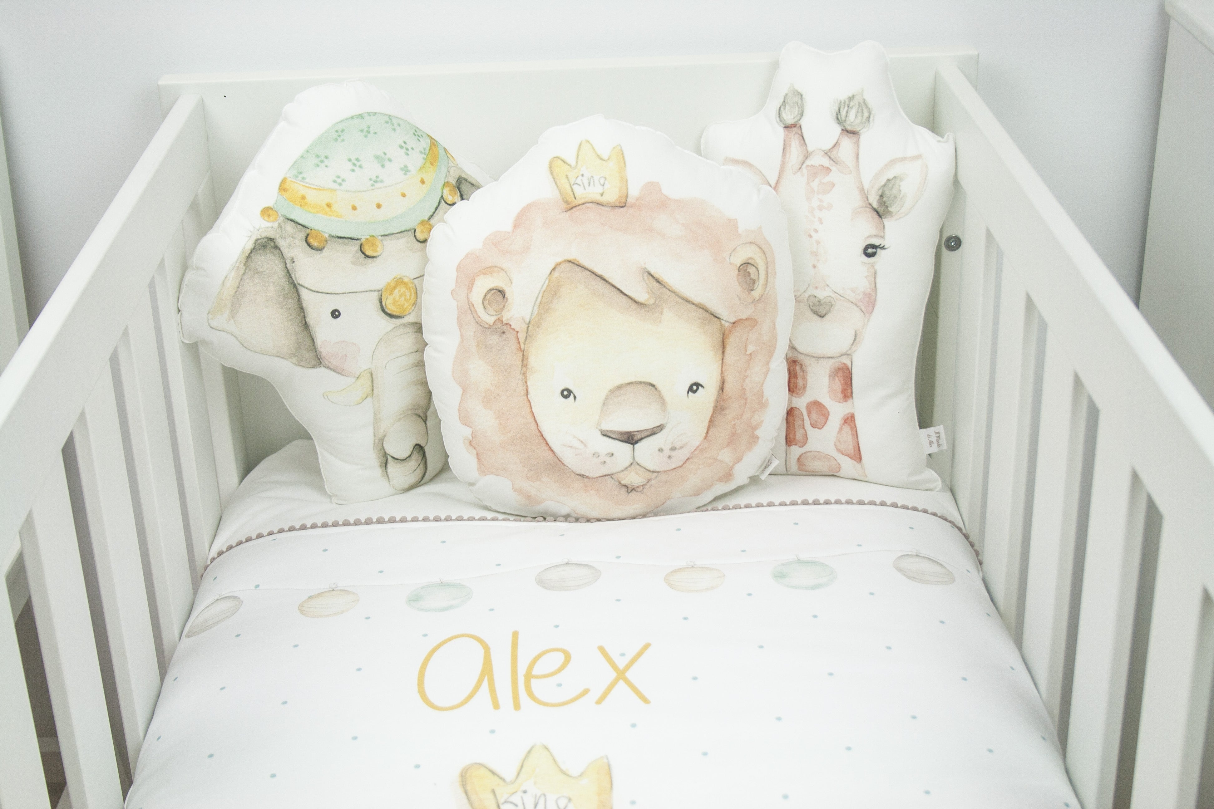 Lion crib bedding outlet set