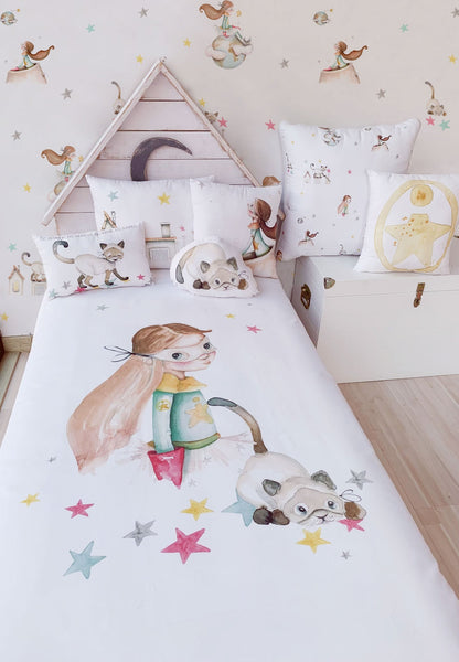 SUPER GIRL Children's bedding set