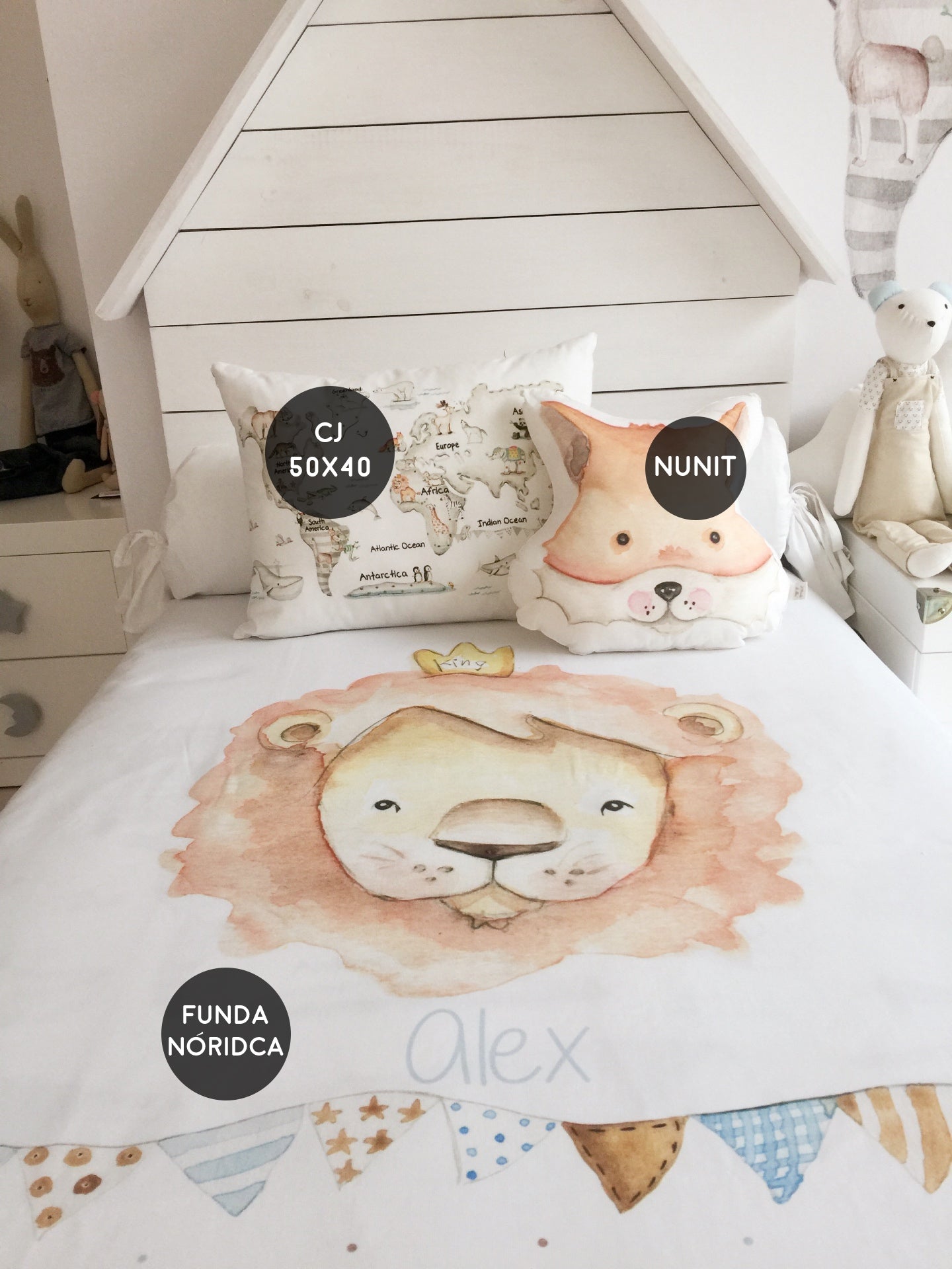 Ropa de cuna cama princesa MONDO Kids Home