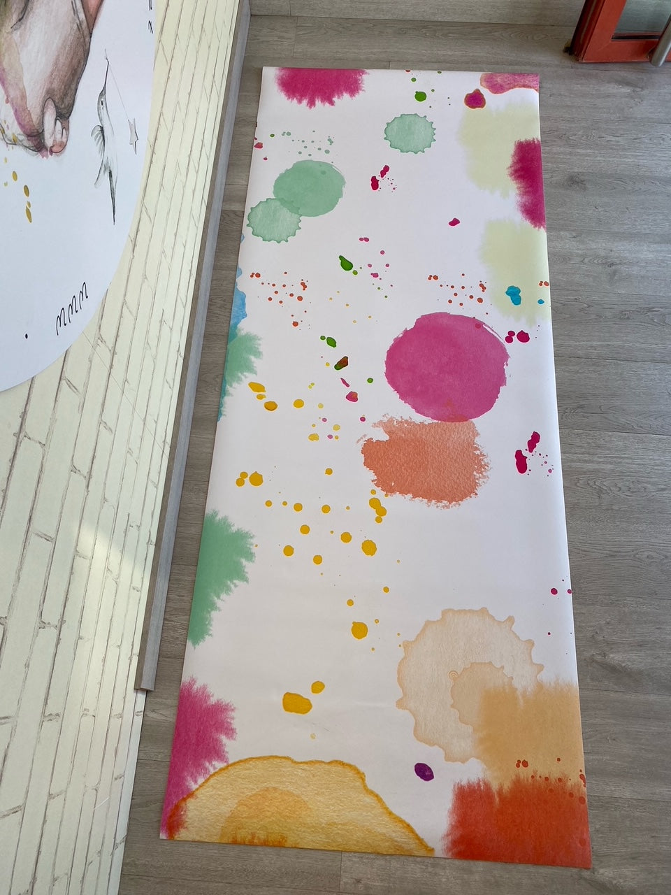 STK COLORS WATERCOLOR Rug 200x79 cm