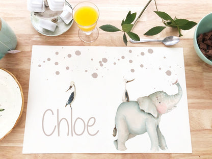 Set de table JUNGLE ELEPHANT pour enfant