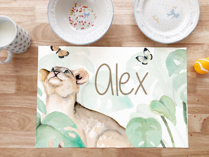 Placemat for children JUNGLE LEON