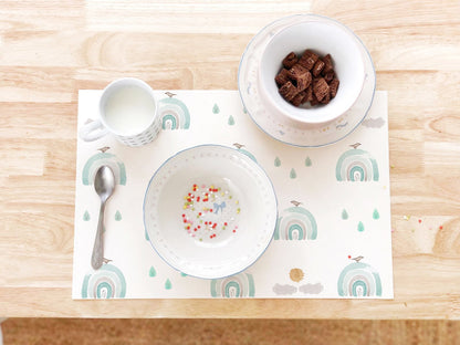 Set de table pour enfant MULTI RAINBOW MINT