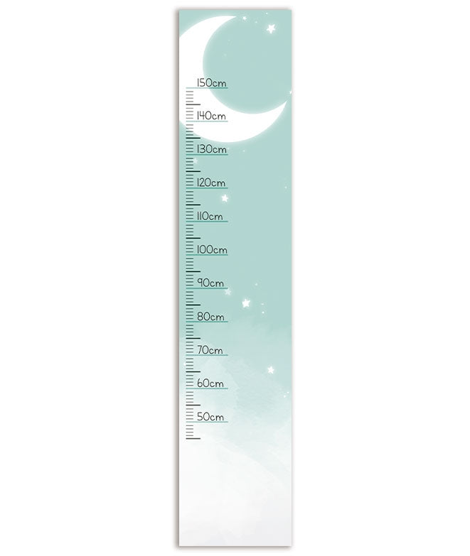 Compteur personnalisé "Nuages & étoiles menthe"