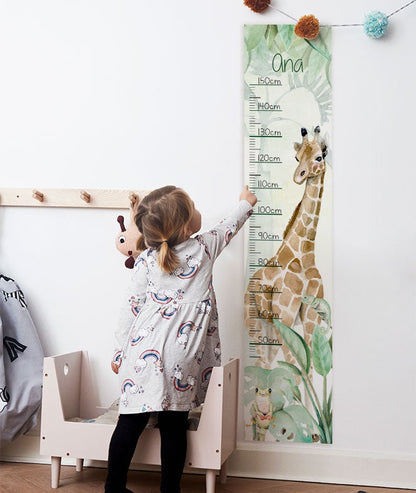 Medidor de altura infantil «Girafe» 36 x 140 cm - Atmosphera créateur  d'intérieur
