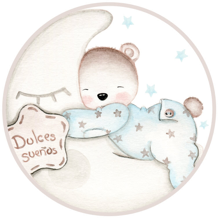 SWEET DREAMS BEAR sticker Door Sign