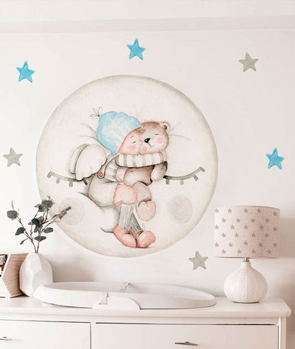 DREAMS LUNA AZUL Vinilo infantil