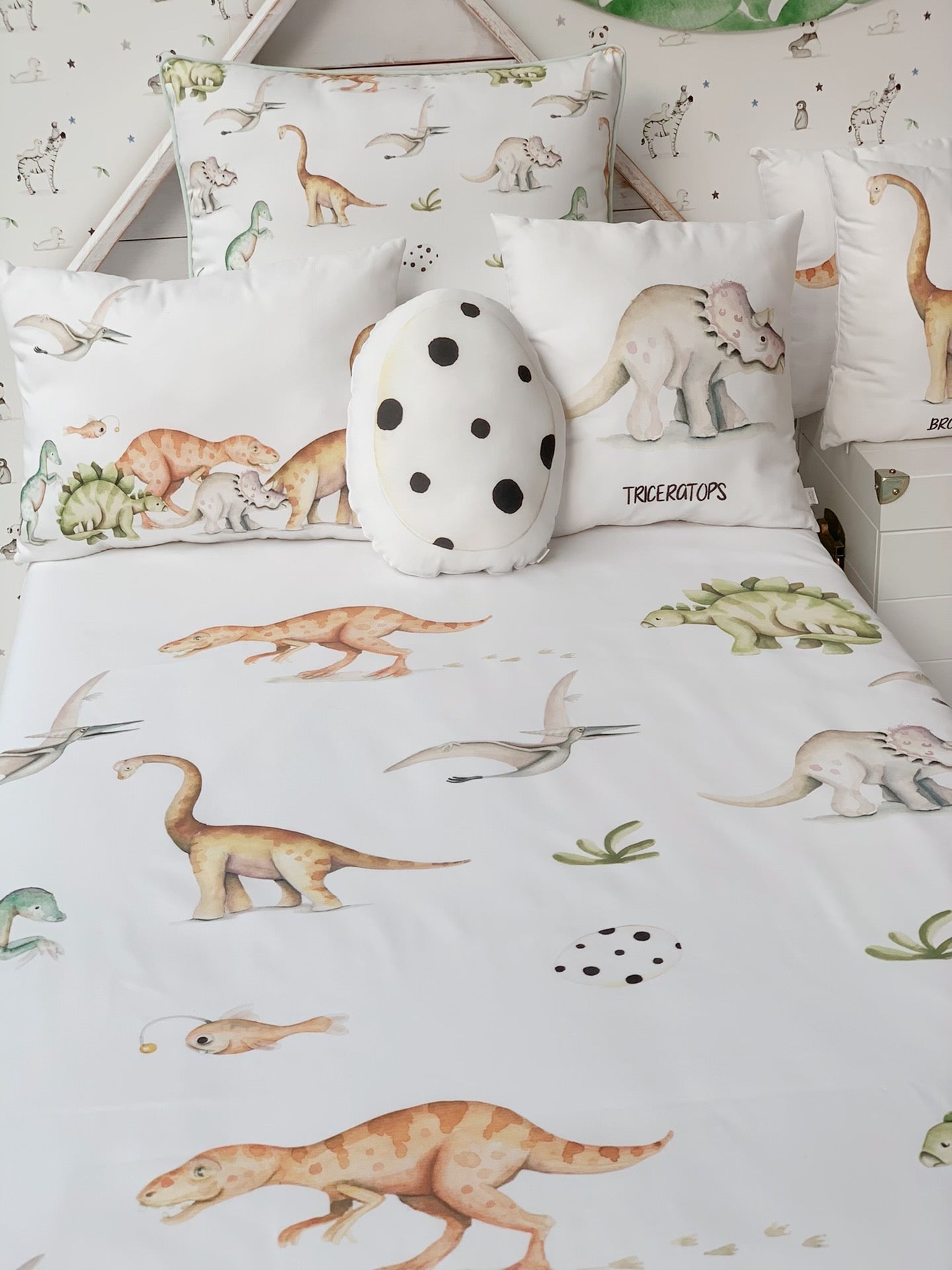 Ropa de cuna cama dinos MONDO Kids Home