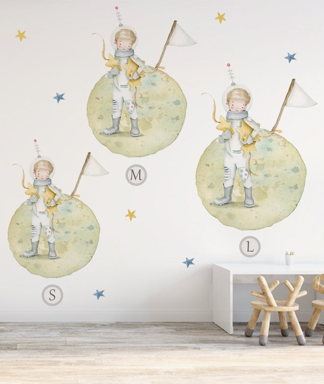 ASTRONAUTA II Vinilo infantil personalizable