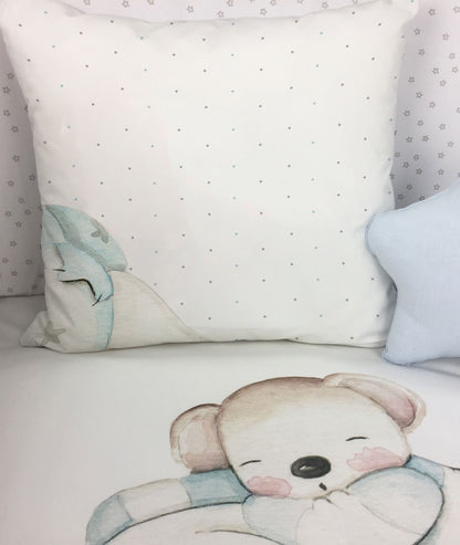 Cojín infantil personalizado RATÓN SOBRE ALMOHADA I