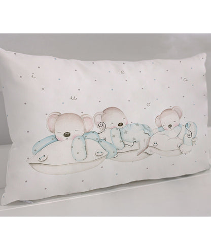 Cojín infantil personalizado RATONES SOBRE ALMOHADAS