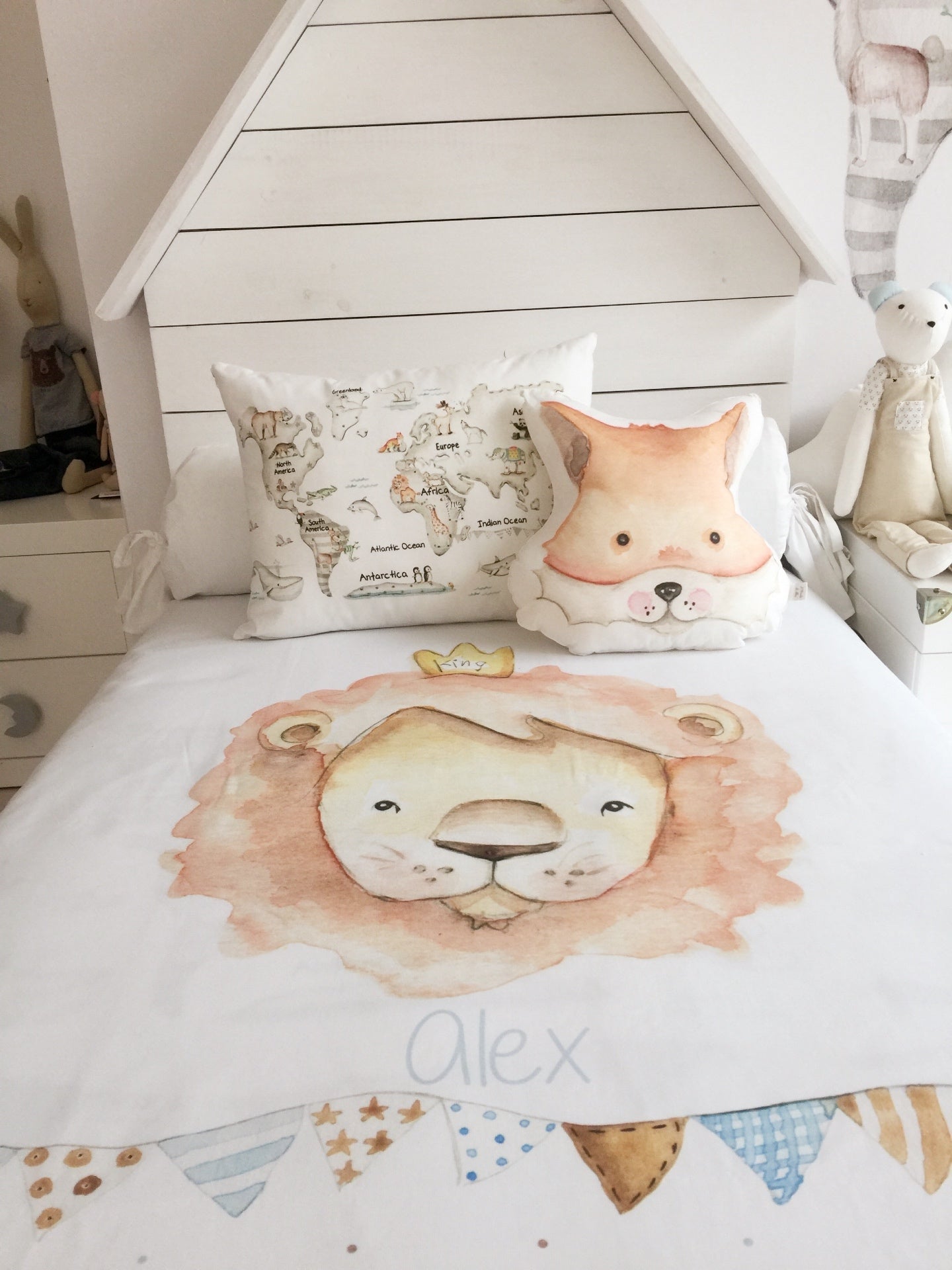 Crib linen princess bed MONDO Kids Home