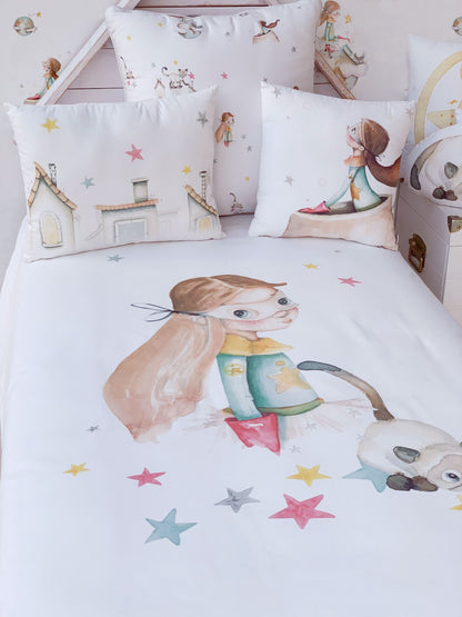 SUPER GIRL Juego de cama infantil